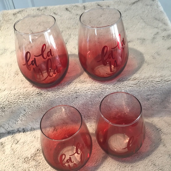 SLANT COLLECTION set of 4 (20 oz bottom red)๐ท ๐ - Picture 5 of 5